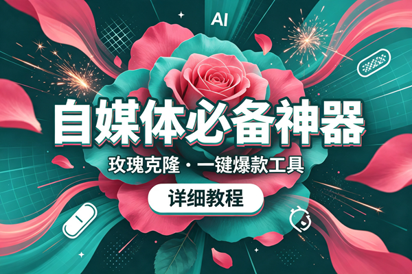 （19715期）玫瑰克隆，一键爆款ai工具，自媒体的必备神器，50多个功能，详细的教程-来友网创