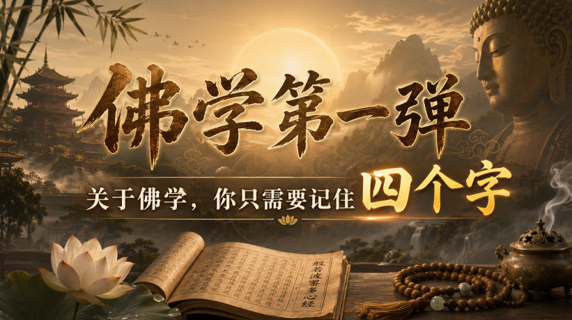 付费文章：佛学第一弹，关于佛学，你只需要记住四个字-来友网创