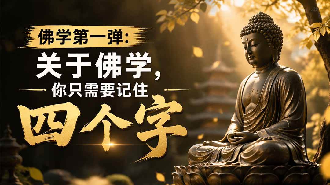 （19728期）付费文章：佛学第一弹:关于佛学，你只需要记住四个字-来友网创