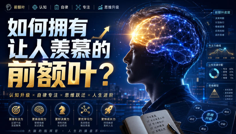 付费文：如何拥有让人羡慕的前额叶？-来友网创