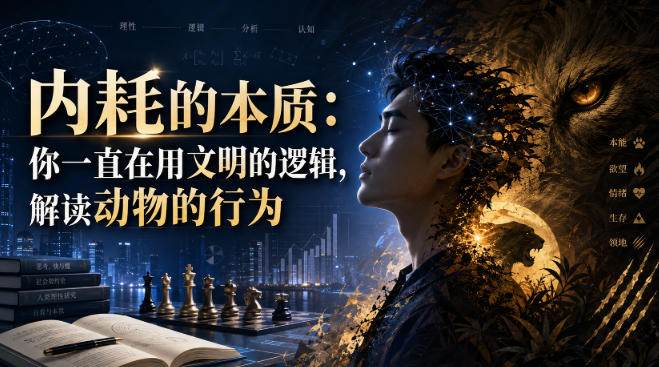 付费文章：内耗的本质：你一直在用文明的逻辑，解读动物的行为-来友网创