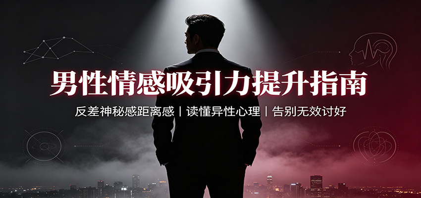男性情感吸引力提升指南：反差神秘感距离感，读懂异性心理，告别无效讨好-来友网创
