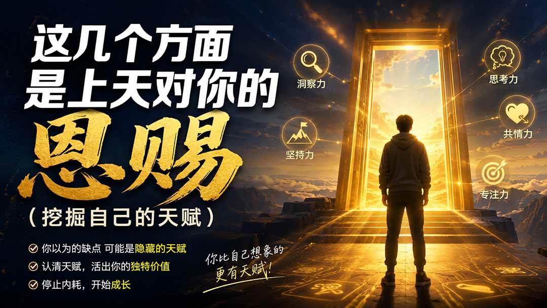 （19964期）付费文章：这几个方面是上天对你的恩赐（挖掘自己的天赋）-来友网创