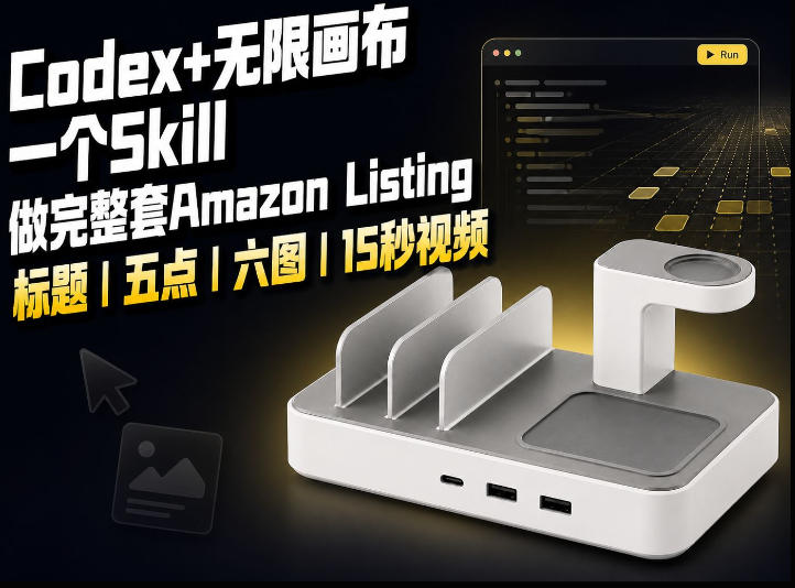 我用一个Codex Skill做完Amazon Listing：标题、五点、六图和视频全流程-来友网创