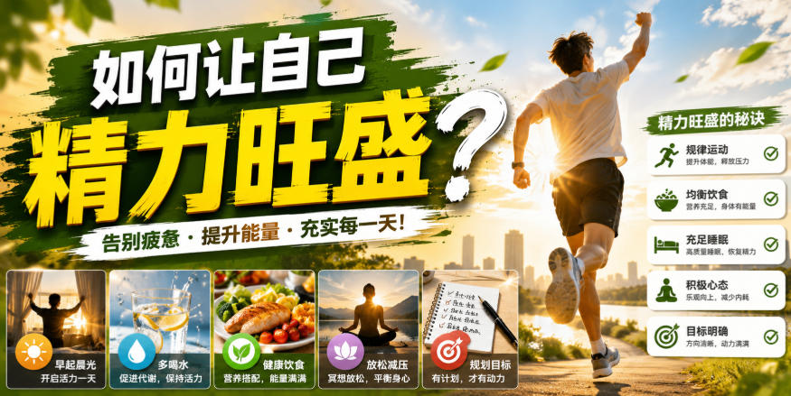 付费文章：如何让自己精力旺盛？-来友网创