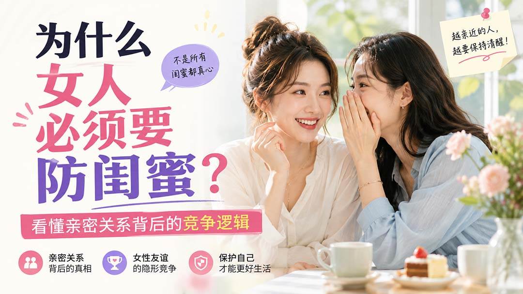 （20114期）付费文章：为什么女人必须要防闺蜜？看懂亲密关系背后的竞争逻辑-来友网创