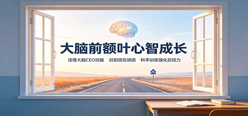 大脑前额叶心智成长：读懂大脑CEO功能，识别损伤诱因，科学训练强化自控力-来友网创