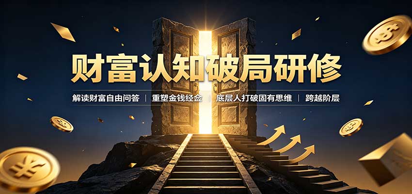 财富认知破局研修：解读"孙割"，重塑金钱观念，底层人打破固有思维跨越阶层-来友网创