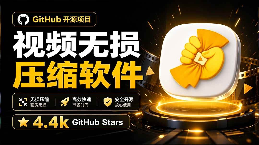 （20167期）Github上开源 4.4k stars的视频一键压缩软件！被汉化为了中文版本，轻松无损压缩视频 CompressO CN-来友网创