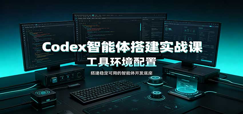 Codex智能体搭建实战课：工具环境配置，自定义技能开发，多业务自动化教学-来友网创