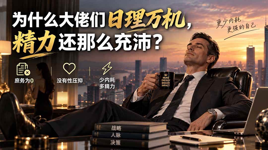 （20244期）付费文章：为什么大佬们日理万机，精力还那么充沛？-来友网创