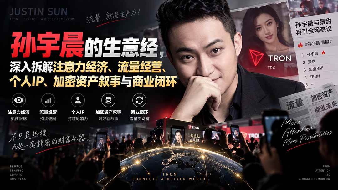 （20290期）某星球精华文章——孙宇晨的生意经，深入拆解注意力经济、流量经营、个人IP、加密资产叙事与商业闭环-来友网创