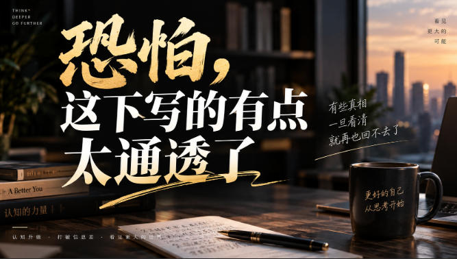 灏泽叔最新付费文章：恐怕，这下写的有点太通透了-来友网创