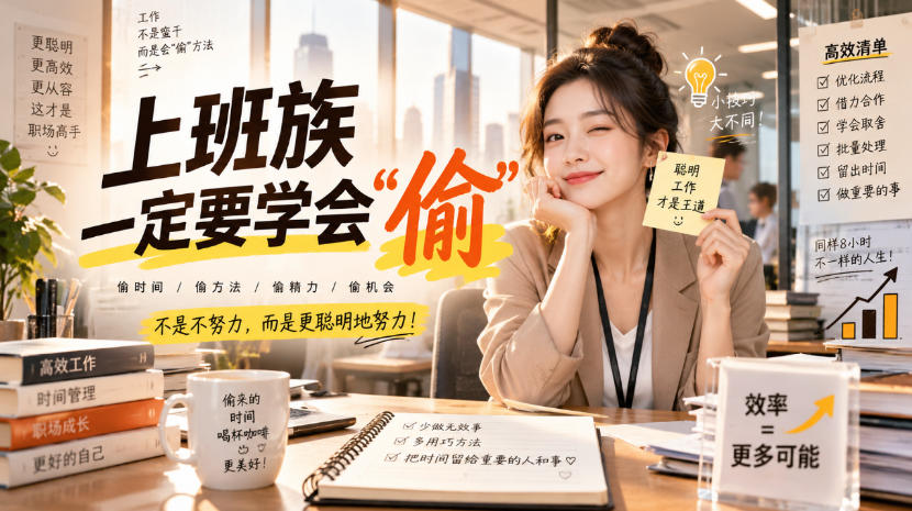 某社群精选付费文：上班族一定要学会“偷“-来友网创