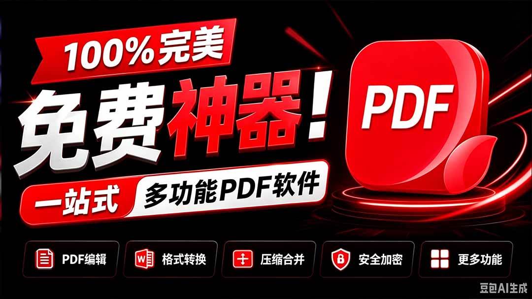（20512期）100%完美免费神器！一站式多功能PDF软件，支持PDF格式转换压缩编辑等，简约无广告，太Nice了JOPDF-来友网创