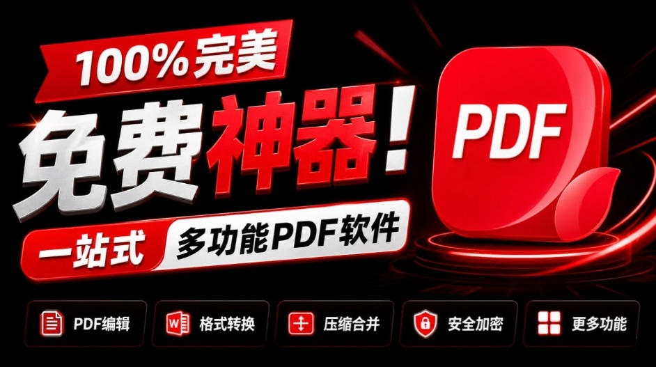 100%完美免费神器！一站式多功能PDF软件，支持PDF格式转换压缩编辑等，简约无广告，太Nice了JOPDF-来友网创