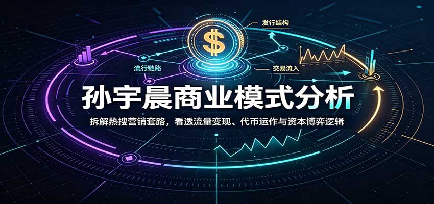 孙宇晨商业模式分析：拆解热搜营销套路，看透流量变现、代币运作与资本博弈逻辑-来友网创