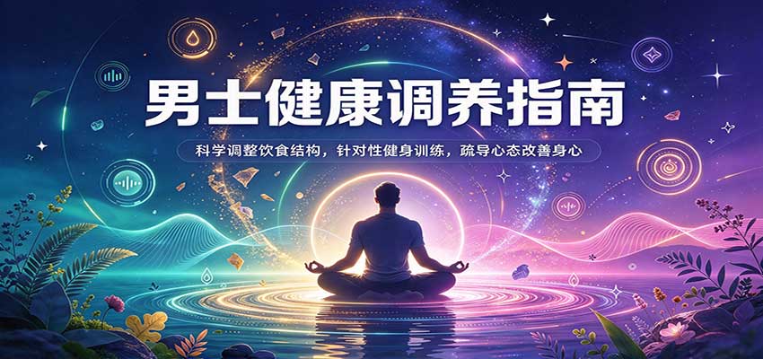 男士健康调养指南：科学调整饮食结构，针对性健身训练，疏导心态改善身心-来友网创