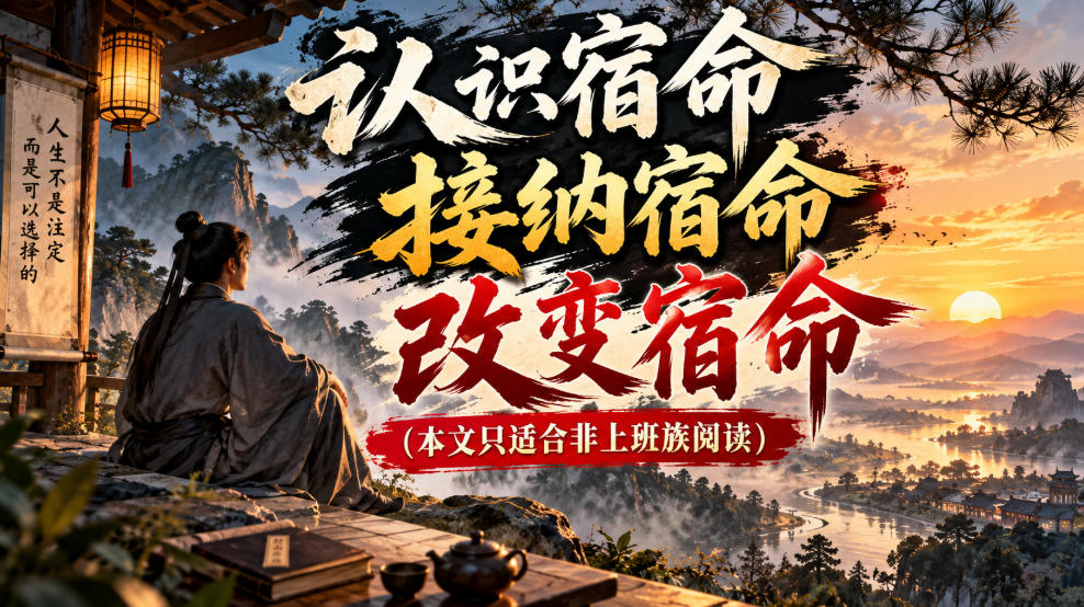 某公众号付费文章：认识宿命，接纳宿命，改变宿命（本文只适合非上班族阅读）-来友网创