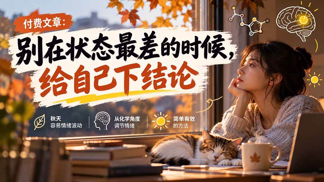 （20716期）【无水印】某付费文章：别在状态最差的时候，给自己下结论-来友网创