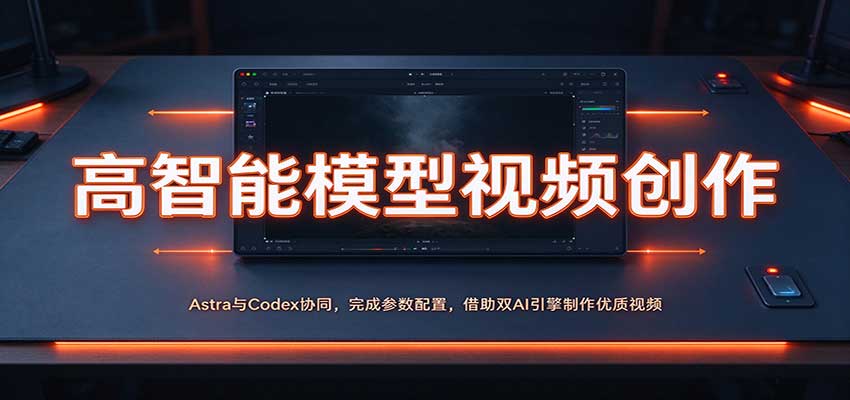 高智能模型视频创作：Astra与Codex协同，完成参数配置，借助双AI引擎制作优质视频-来友网创